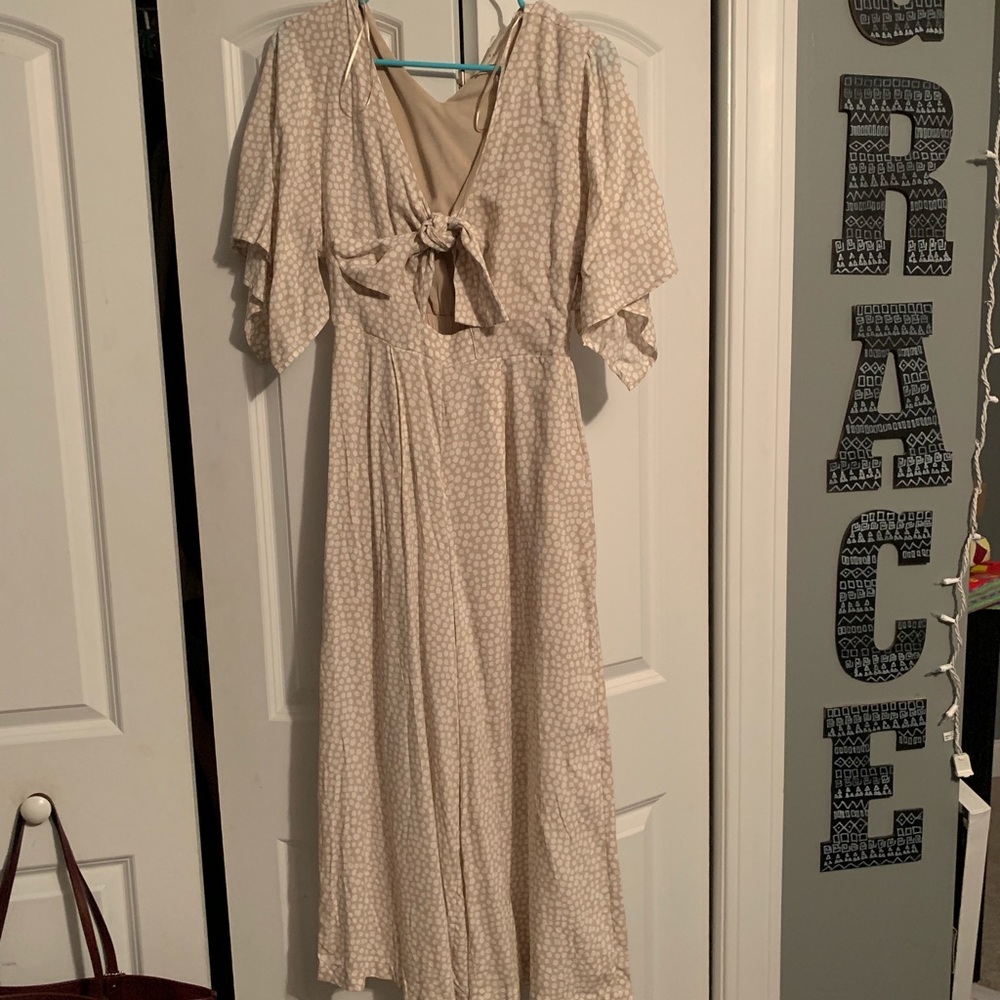 Polka dot jumpsuit